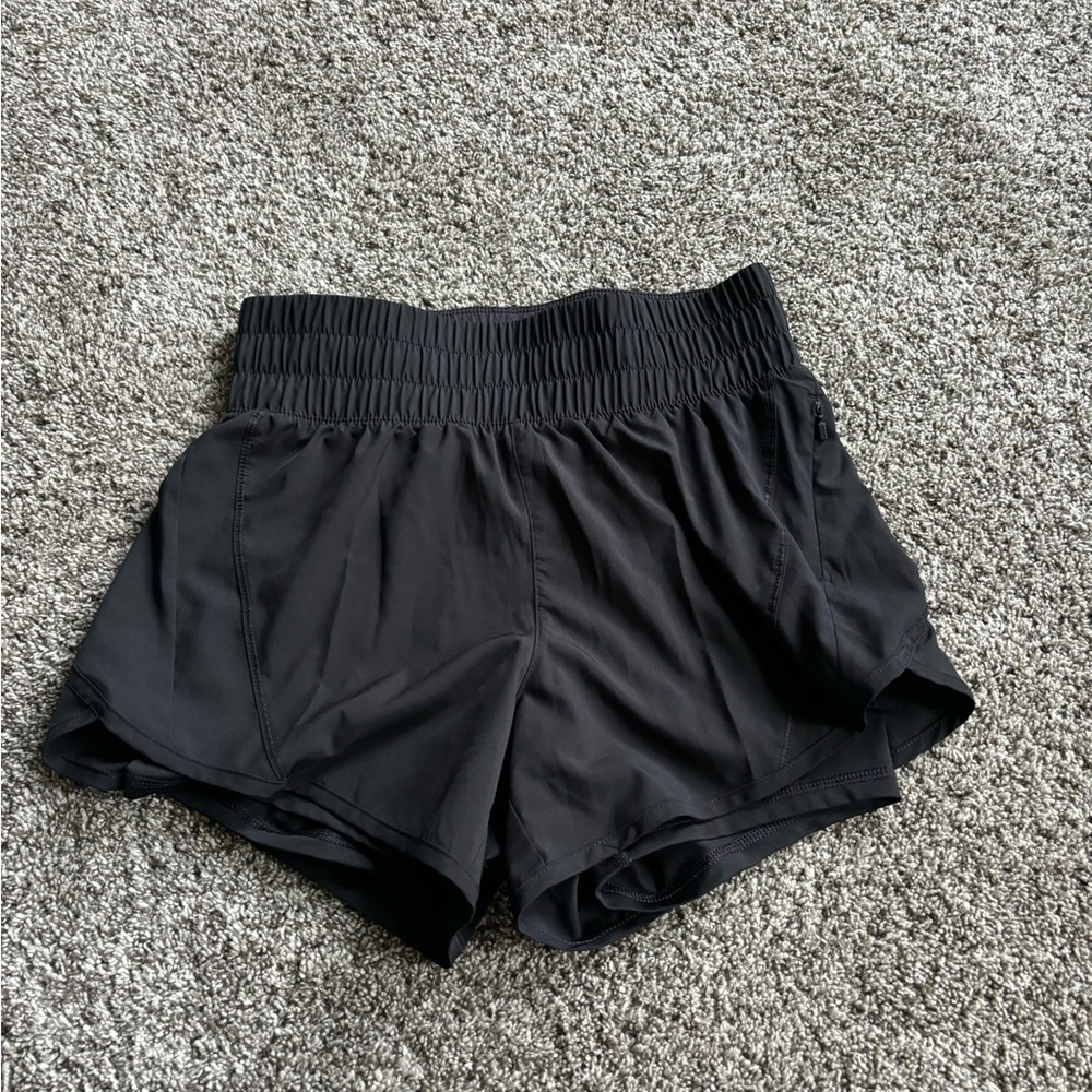 Avia Black Athletic Shorts Lightweight Performance